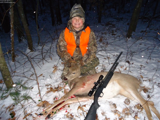 Brendan shot his first Deer 2014
