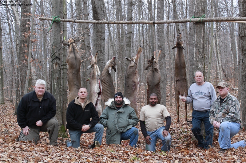 mideer2011 Group Photo with Deer Hanging
